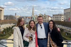 Student Researchers Return From Successful Conference in Brussels
