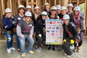 Faculty and Staff Participate in Habitat for Humanity’s Women’s Build Day